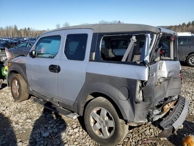 5J6YH285X4L013246 - 2004 HONDA ELEMENT EX GRAY photo 2