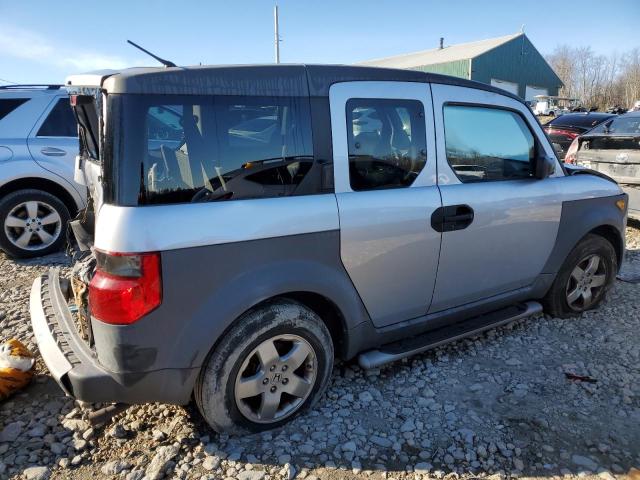 5J6YH285X4L013246 - 2004 HONDA ELEMENT EX GRAY photo 3