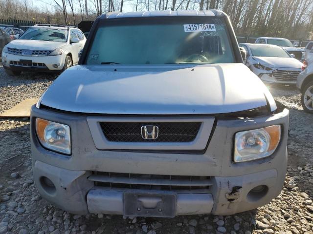 5J6YH285X4L013246 - 2004 HONDA ELEMENT EX GRAY photo 5