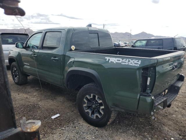 5TFCZ5AN6MX259180 - 2021 TOYOTA TACOMA DOUBLE CAB GREEN photo 2