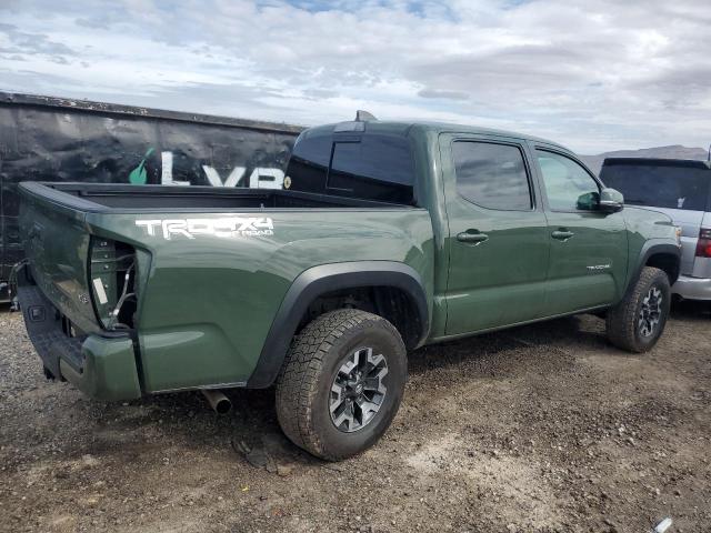 5TFCZ5AN6MX259180 - 2021 TOYOTA TACOMA DOUBLE CAB GREEN photo 3