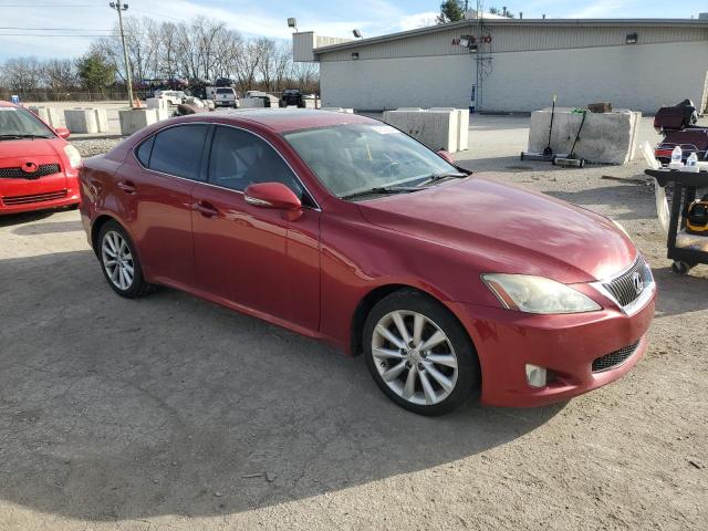 JTHBF5C22A5125683 - 2010 LEXUS IS 250 BURGUNDY photo 4