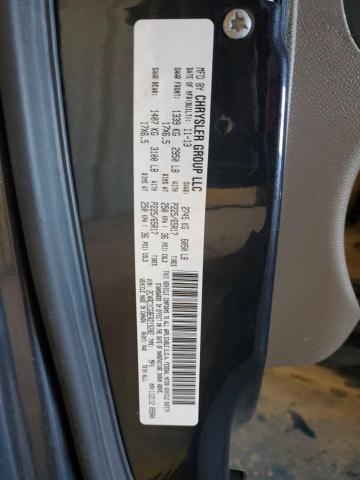 2C4RC1CG8ER215202 - 2014 CHRYSLER TOWN & COU TOURING L BLACK photo 12