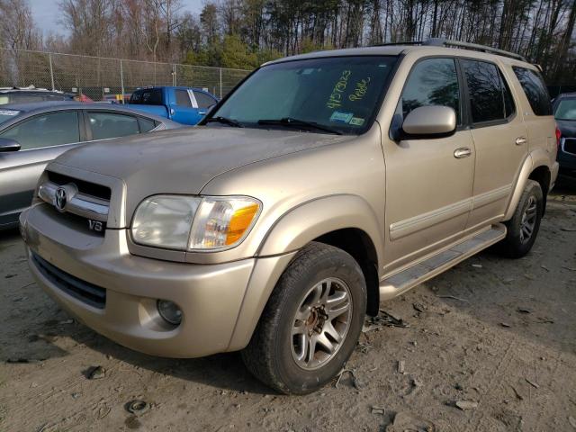 5TDZT38A35S240788 - 2005 TOYOTA SEQUOIA LIMITED GOLD photo 1