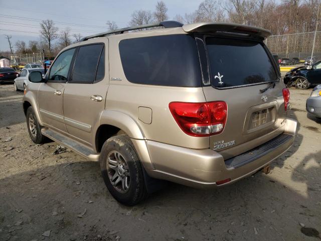 5TDZT38A35S240788 - 2005 TOYOTA SEQUOIA LIMITED GOLD photo 2