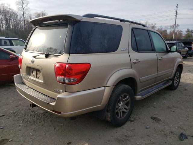 5TDZT38A35S240788 - 2005 TOYOTA SEQUOIA LIMITED GOLD photo 3