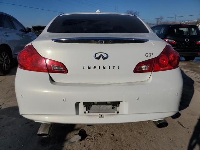 JN1CV6AP0BM303081 - 2011 INFINITI G37 BASE WHITE photo 6