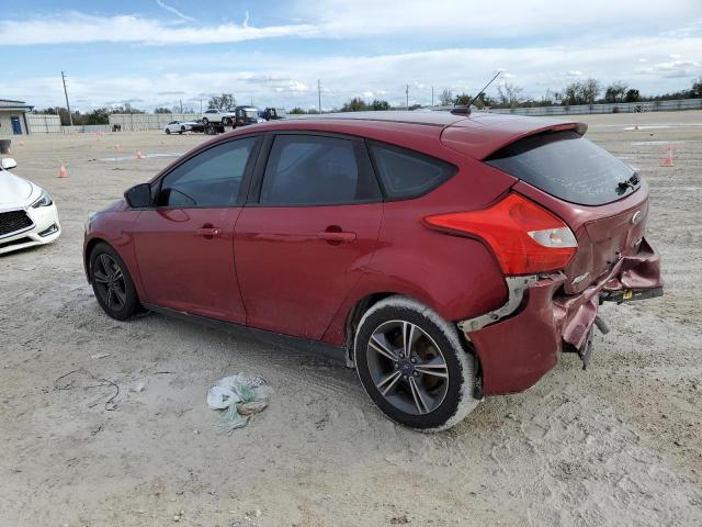 1FADP3K28EL153153 - 2014 FORD FOCUS SE RED photo 2