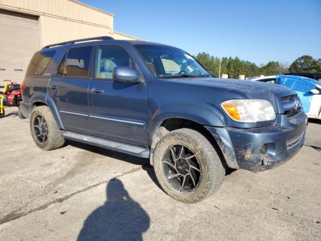 5TDZT38A36S281293 - 2006 TOYOTA SEQUOIA LIMITED BLUE photo 4