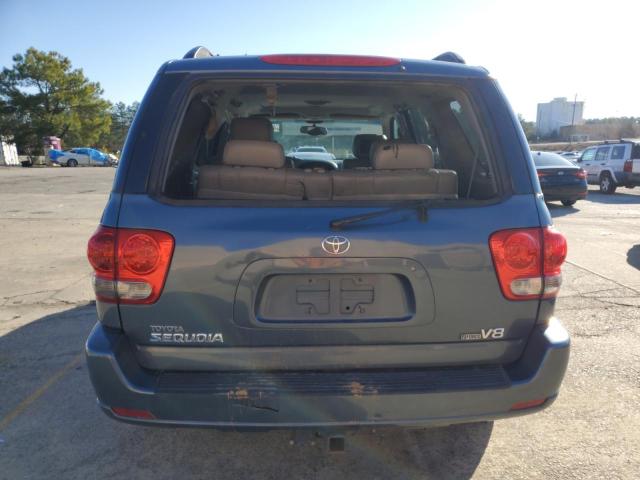 5TDZT38A36S281293 - 2006 TOYOTA SEQUOIA LIMITED BLUE photo 6