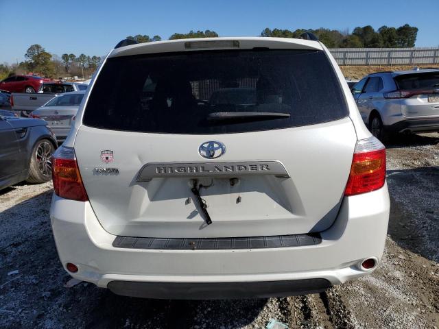 JTEDA41AX92004468 - 2009 TOYOTA HIGHLANDER WHITE photo 6