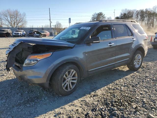 1FM5K8D80EGA52530 - 2014 FORD EXPLORER XLT GRAY photo 1