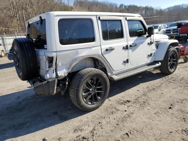 1C4JJXP65NW113497 - 2022 JEEP WRANGLER U SAHARA 4XE WHITE photo 3