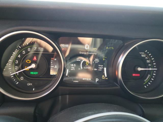 1C4JJXP65NW113497 - 2022 JEEP WRANGLER U SAHARA 4XE WHITE photo 9