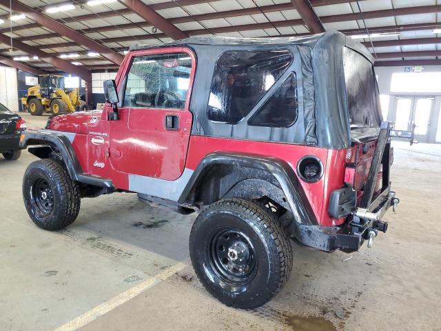 1J4FY29P6WP749961 - 1998 JEEP WRANGLER / SE RED photo 2