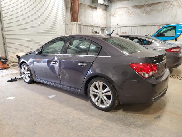 1G1PH5S96B7248806 - 2011 CHEVROLET CRUZE LTZ GRAY photo 2