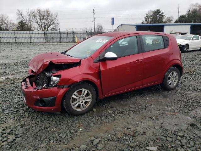 1G1JA6SHXC4131949 - 2012 CHEVROLET SONIC LS BURGUNDY photo 1