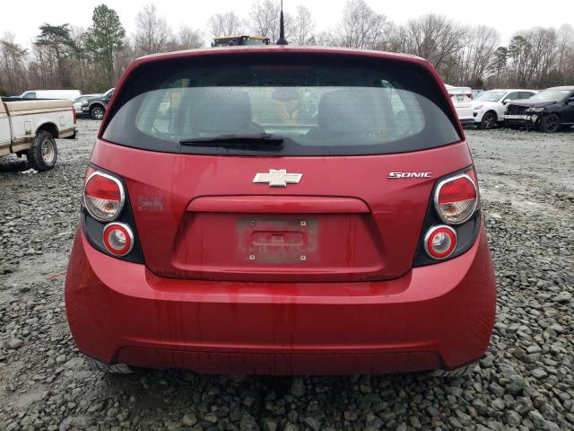 1G1JA6SHXC4131949 - 2012 CHEVROLET SONIC LS BURGUNDY photo 6