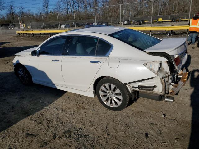 1HGCR3F86DA014908 - 2013 HONDA ACCORD EXL WHITE photo 2