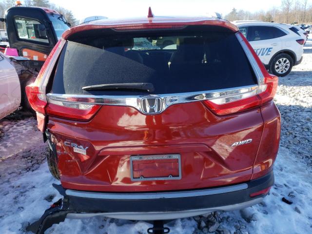 5J6RW2H82HL072009 - 2017 HONDA CR-V EXL RED photo 6