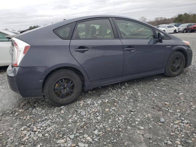 JTDKN3DUXD1621559 - 2013 TOYOTA PRIUS GRAY photo 3