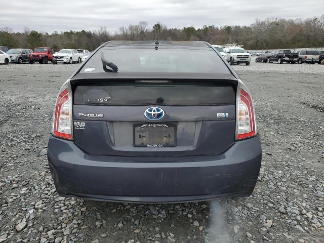 JTDKN3DUXD1621559 - 2013 TOYOTA PRIUS GRAY photo 6