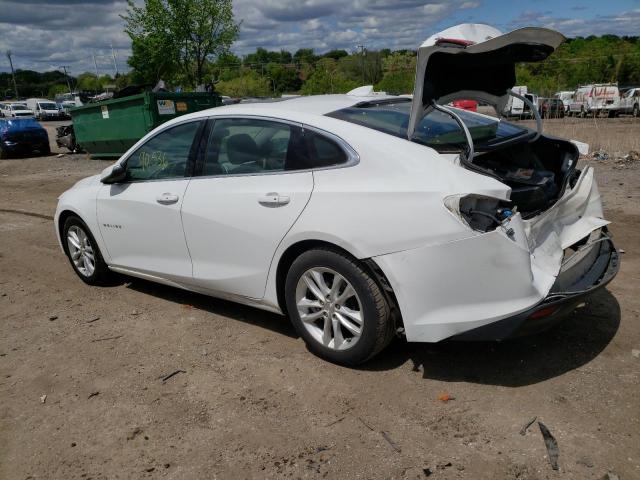 1G1ZD5ST5JF124370 - 2018 CHEVROLET MALIBU LT WHITE photo 2