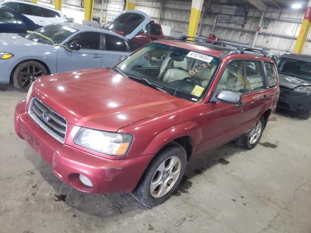 JF1SG65674H707338 - 2004 SUBARU FORESTER 2.5XS წითელი ფოტო 1