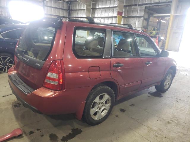 JF1SG65674H707338 - 2004 SUBARU FORESTER 2.5XS RED photo 3