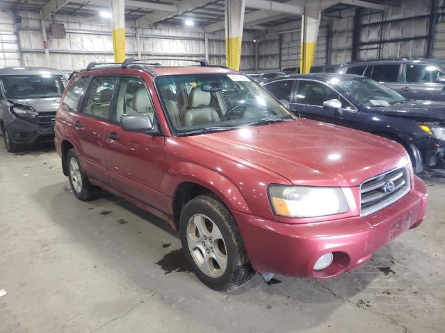 JF1SG65674H707338 - 2004 SUBARU FORESTER 2.5XS RED photo 4