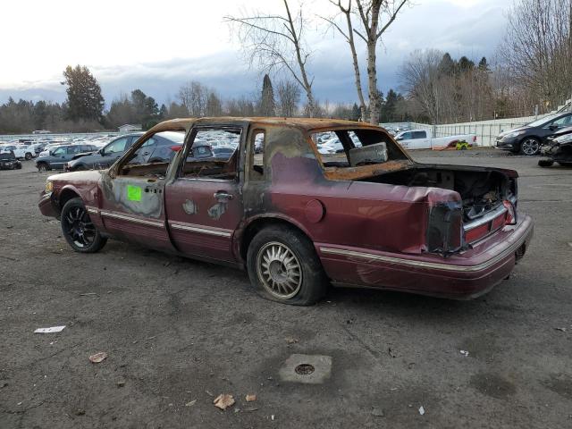 1LNLM82W4TY697479 - 1996 LINCOLN TOWN CAR SIGNATURE RED photo 2