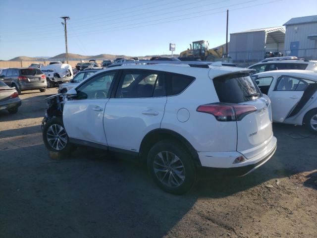 JTMRJREV9GD008386 - 2016 TOYOTA RAV4 HV XLE WHITE photo 2