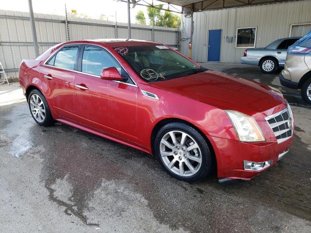 1G6D05EG1A0145525 - 2010 CADILLAC CTS PERFORMANCE COLLECTION RED photo 4