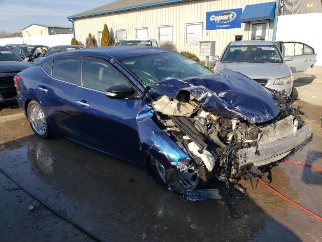 1N4AA6AP3HC437961 - 2017 NISSAN MAXIMA 3.5S BLUE photo 4