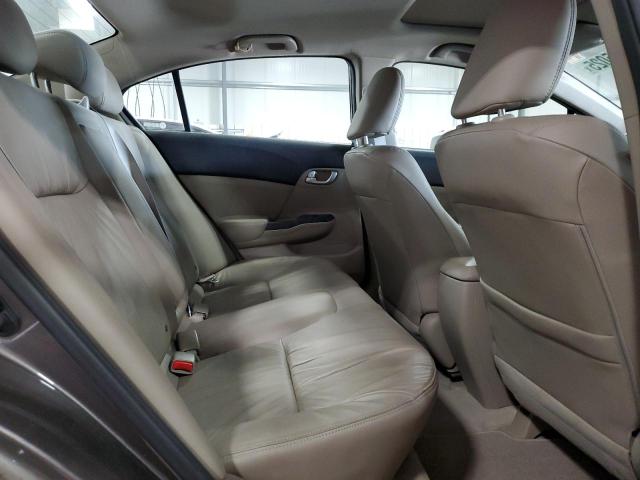 19XFB2F90CE011114 - 2012 HONDA CIVIC EXL თაფლისფერი ფოტო 10