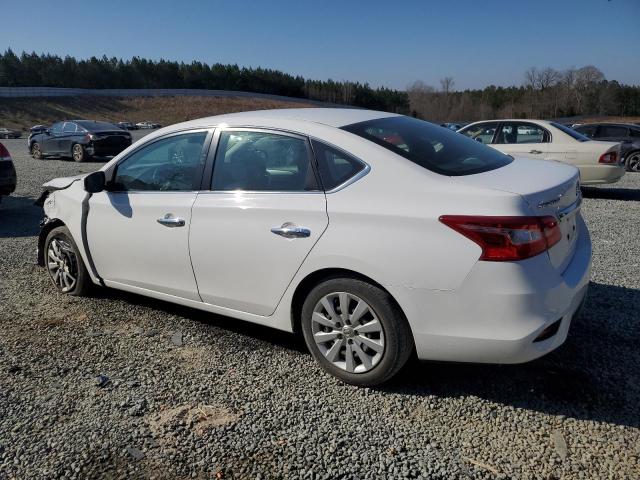 3N1AB7APXKY358043 - 2019 NISSAN SENTRA S WHITE photo 2