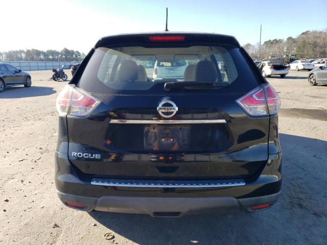 KNMAT2MTXFP542847 - 2015 NISSAN ROGUE S BLACK photo 6