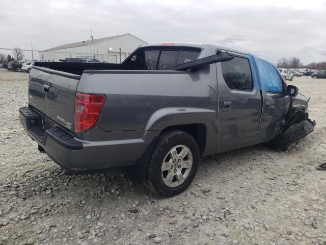 5FPYK164X9B100111 - 2009 HONDA RIDGELINE RTS GRAY photo 3