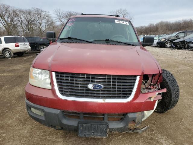 1FMPU16565LA25160 - 2005 FORD EXPEDITION XLT MAROON photo 5