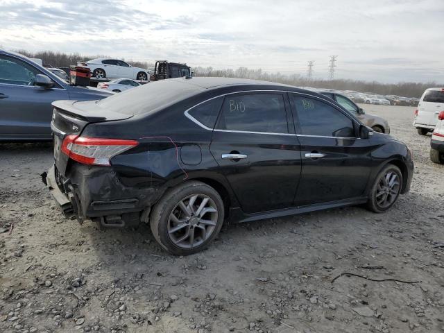 3N1AB7APXFY259793 - 2015 NISSAN SENTRA S BLACK photo 3