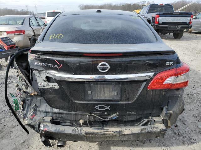 3N1AB7APXFY259793 - 2015 NISSAN SENTRA S BLACK photo 6