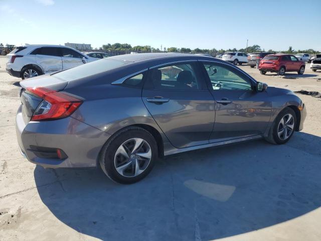2HGFC2F66KH604791 - 2019 HONDA CIVIC LX GRAY photo 3