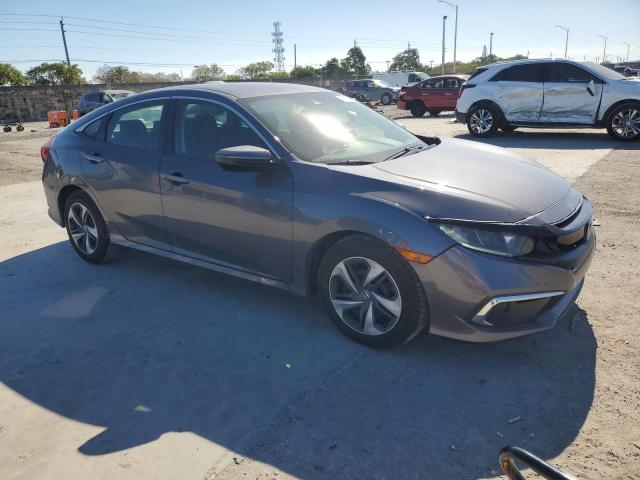 2HGFC2F66KH604791 - 2019 HONDA CIVIC LX GRAY photo 4