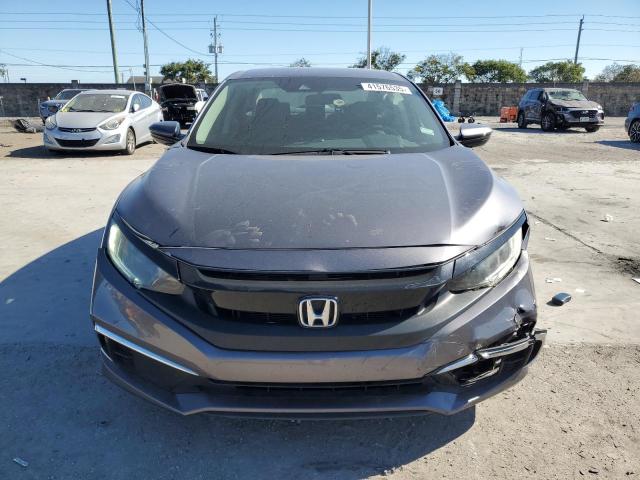 2HGFC2F66KH604791 - 2019 HONDA CIVIC LX GRAY photo 5