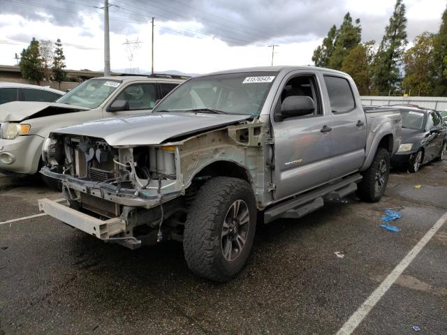 5TFJU4GN7EX055156 - 2014 TOYOTA TACOMA DOUBLE CAB PRERUNNER GRAY photo 1
