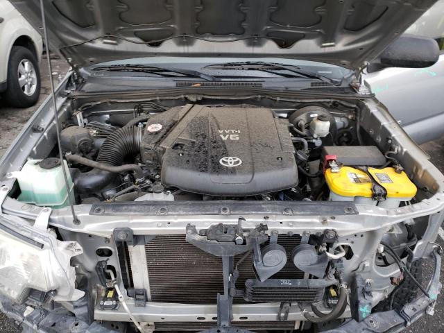 5TFJU4GN7EX055156 - 2014 TOYOTA TACOMA DOUBLE CAB PRERUNNER GRAY photo 11