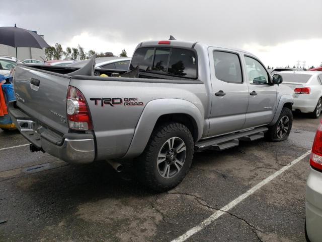 5TFJU4GN7EX055156 - 2014 TOYOTA TACOMA DOUBLE CAB PRERUNNER GRAY photo 3