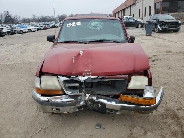 1FTZR15X8WPA29562 - 1998 FORD RANGER SUPER CAB MAROON photo 5