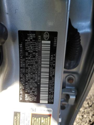4T1BF1FK3GU126602 - 2016 TOYOTA CAMRY LE SILVER photo 12