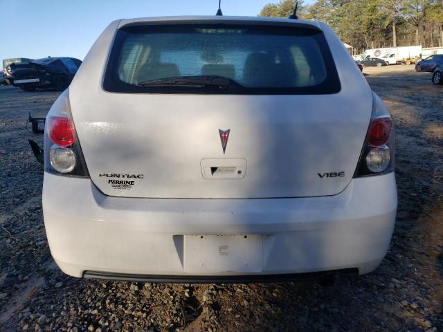 5Y2SP6E06AZ406698 - 2010 PONTIAC VIBE WHITE photo 6